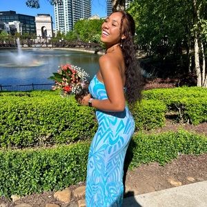 Dillard’s and Macy’s Prom dress size M.